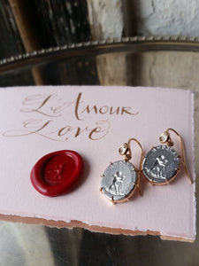 L'Amour Cupid earrings-Earrings-Seal & Scribe
