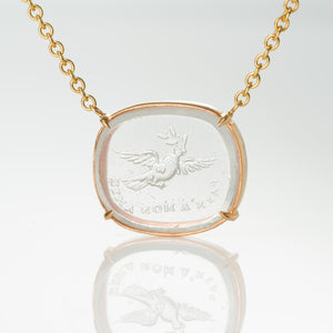 Paix à Mon Amie / Peace to My Friend-Necklace-Seal & Scribe