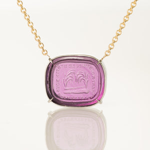 Separated by Fate, United by Desire-Necklace-Seal & Scribe