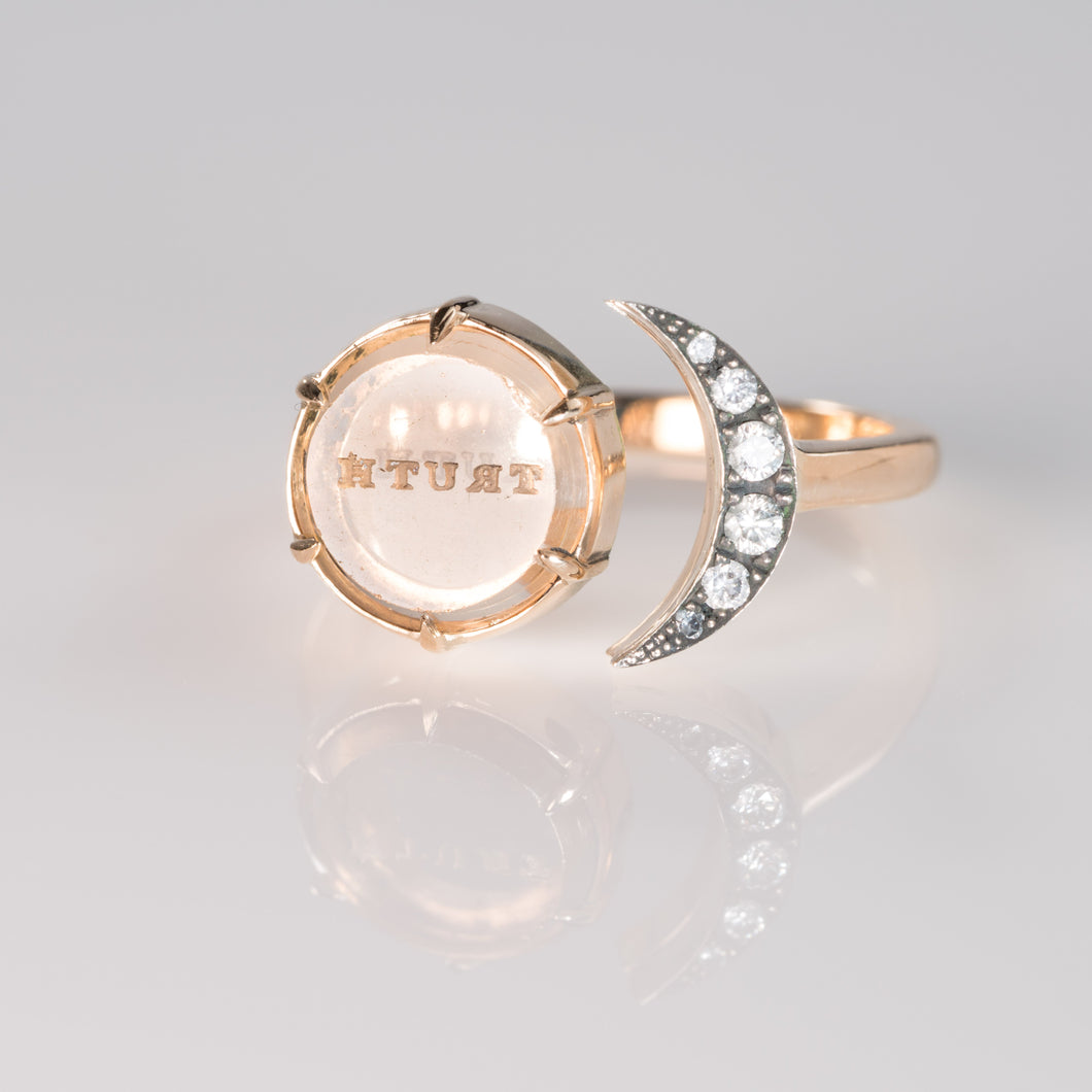 Truth Moon ring-Ring-Seal & Scribe